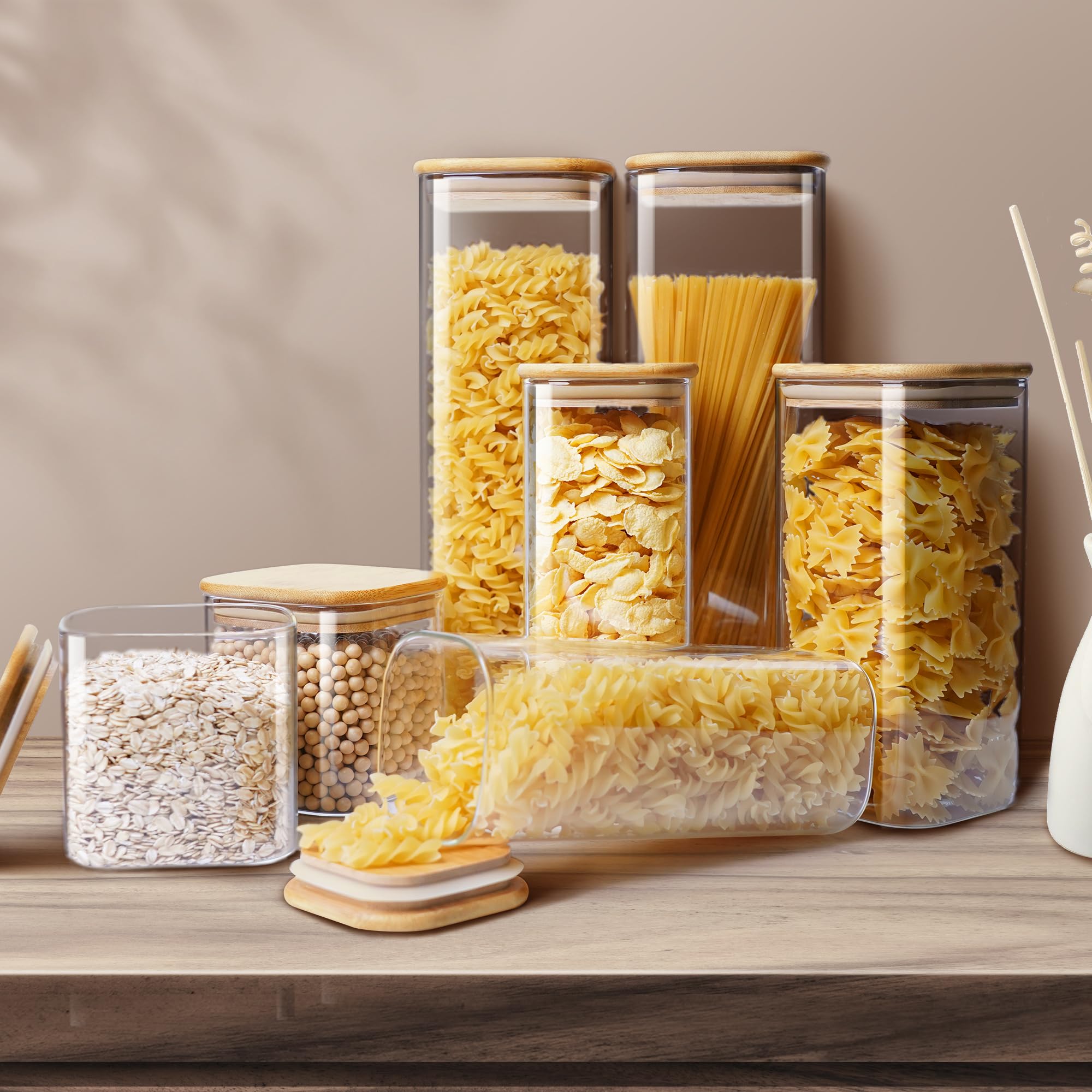 HomArtist jarras aptas para refrigeración y conservación de ingredientes