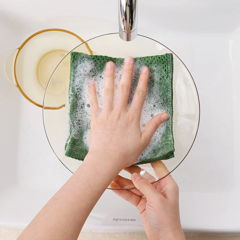 Homaxy absorción rápida pano cocina, ideal para secar platos y utensilios.