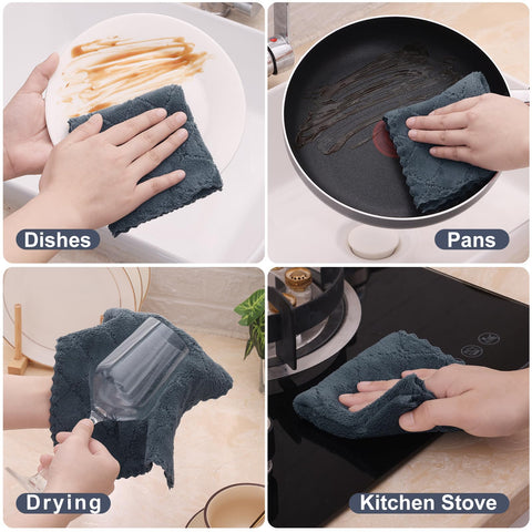 Paño Homaxy multiuso para secar platos, encimeras y superficies del hogar.