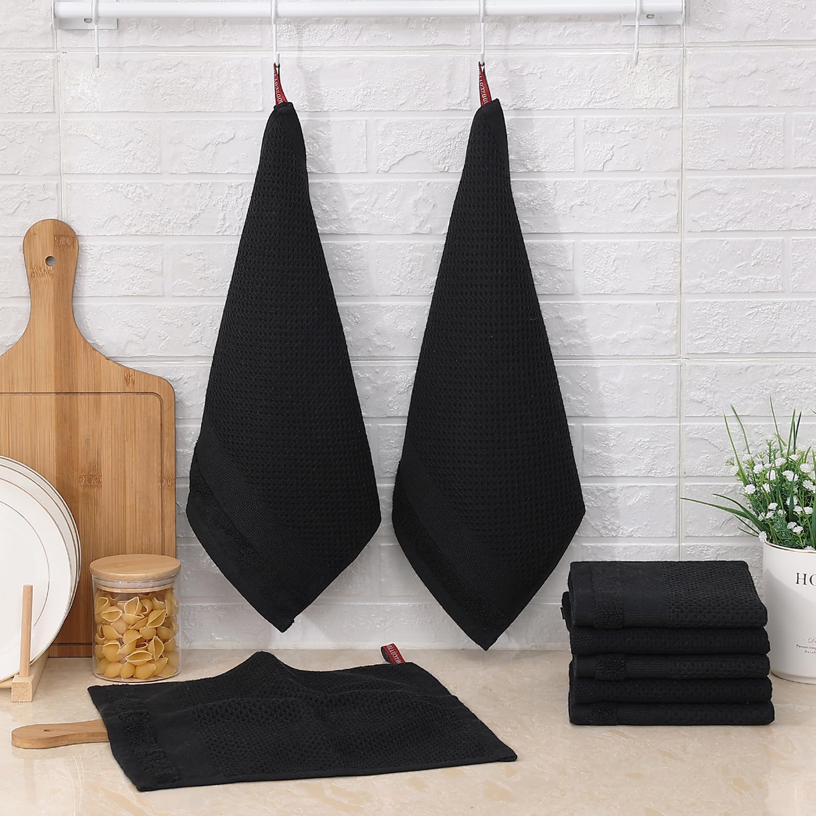 Homaxy paños de cocina con tejido panal para mayor absorción