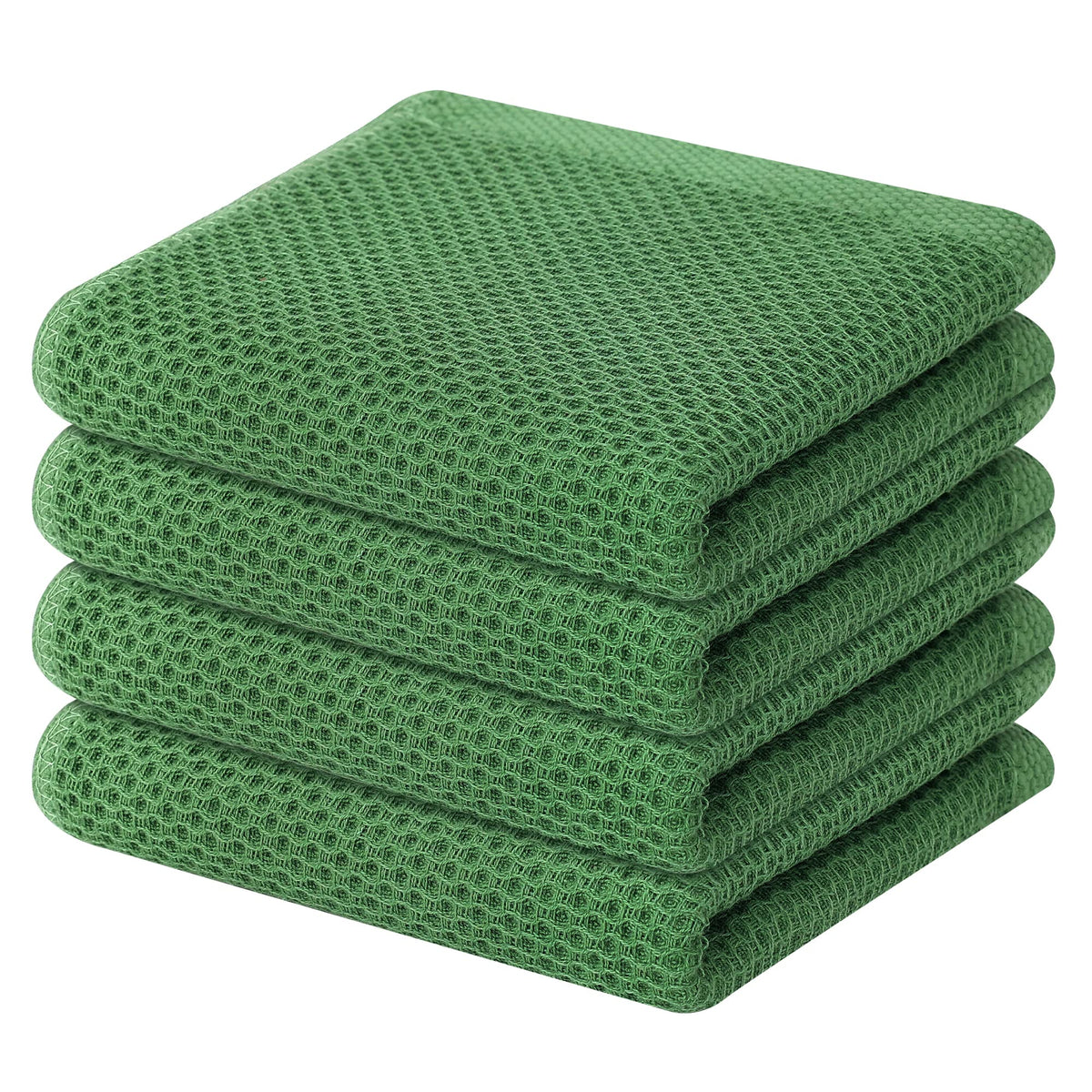 Paños Homaxy con tejido panal verde muestran suavidad y absorción para la cocina