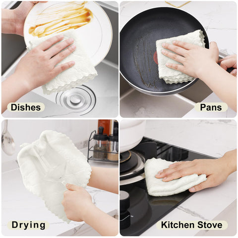 Homaxy paños de cocina anti-rayaduras para ollas, sartenes y encimeras.