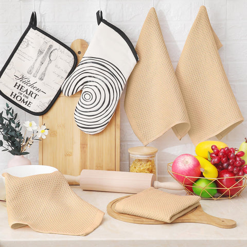 Paños de cocina Homaxy fáciles de lavar, durazno, uso diario.