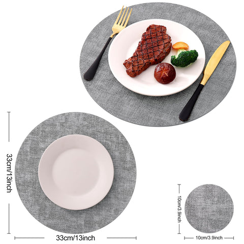 Manteles de Homaxy resistentes al calor para vajillas que llegan a la mesa.