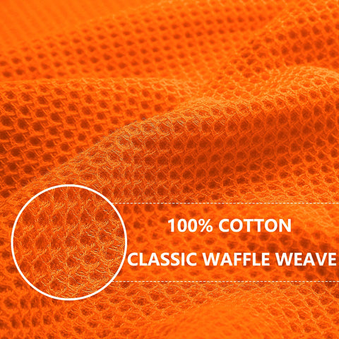 Homaxy naranja: toalla de cocina absorbente y durable para vajilla