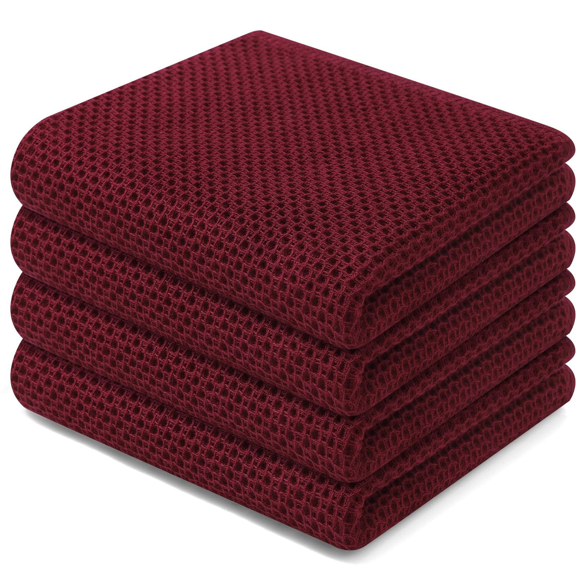 Toallas Homaxy de algodón 100% con panal, suaves y absorbentes para secar platos