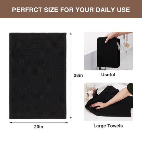 toalla Homaxy 100% algodón, gran capacidad de absorción para vajilla