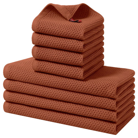 Homaxy toallas de cocina algodón 12x12, secado suave y eficiente.