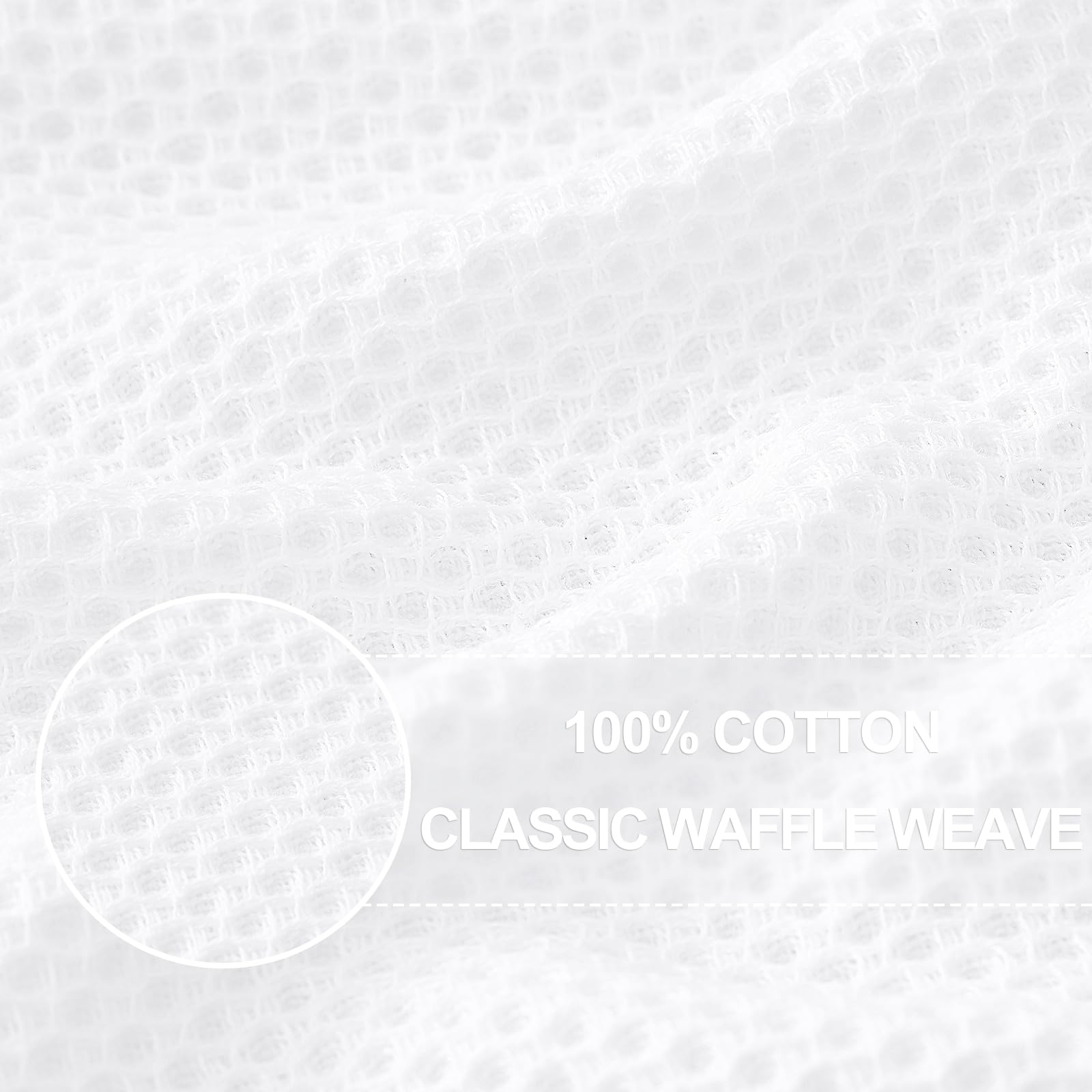 Homaxy toallas de cocina con textura waffle; alta absorción para utensilios y superficies.