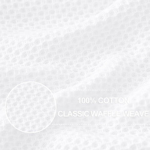 Homaxy toallas de cocina con textura waffle; alta absorción para utensilios y superficies.
