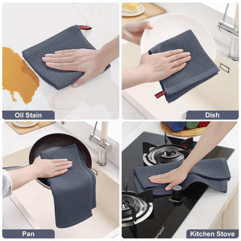 Homaxy paño cocina con gancho para colgar, almacenamiento práctico.