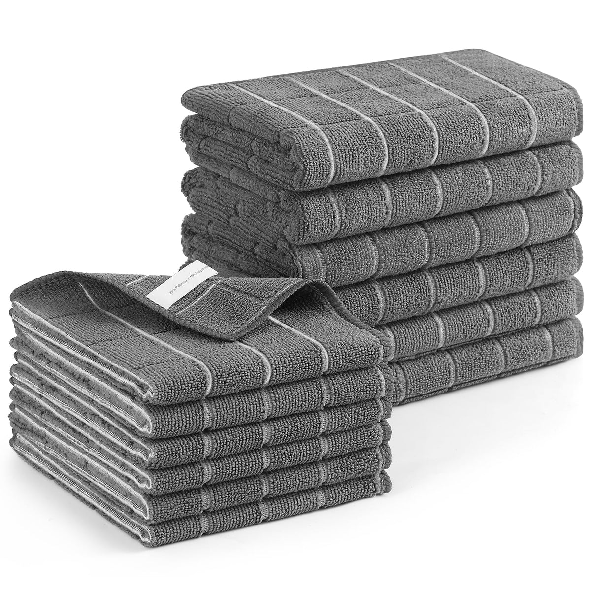 Toallas Homaxy de microfibra 28x16, absorbentes y suaves para secar platos.