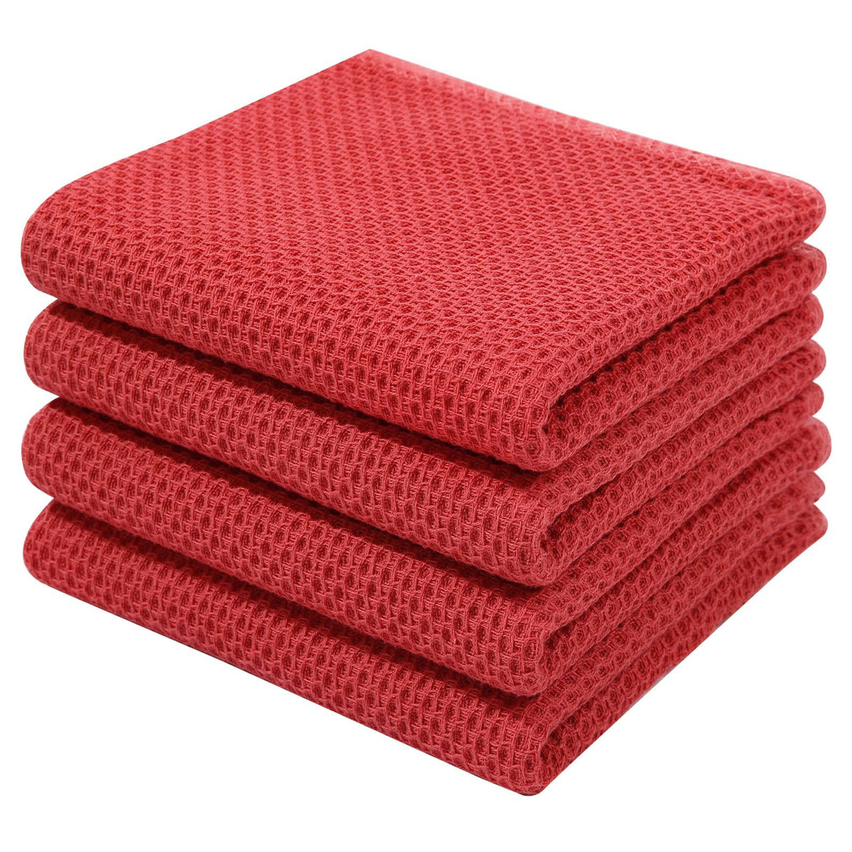 Homaxy toallas de cocina 100% algodón con panal, suavidad que protege utensilios.