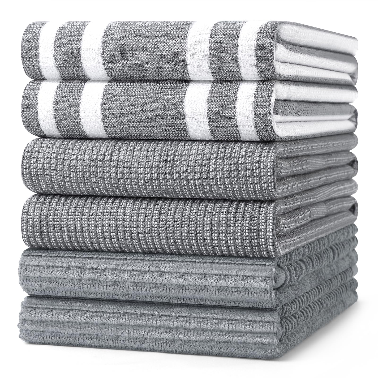 Toallas Homaxy premium 18x28, suaves y duraderas para uso diario en la cocina.