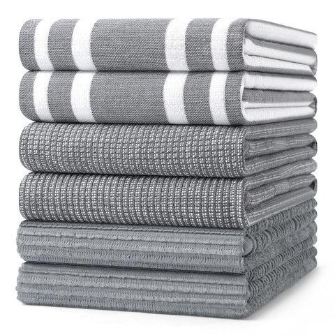 Toallas Homaxy premium 18x28, suaves y duraderas para uso diario en la cocina.