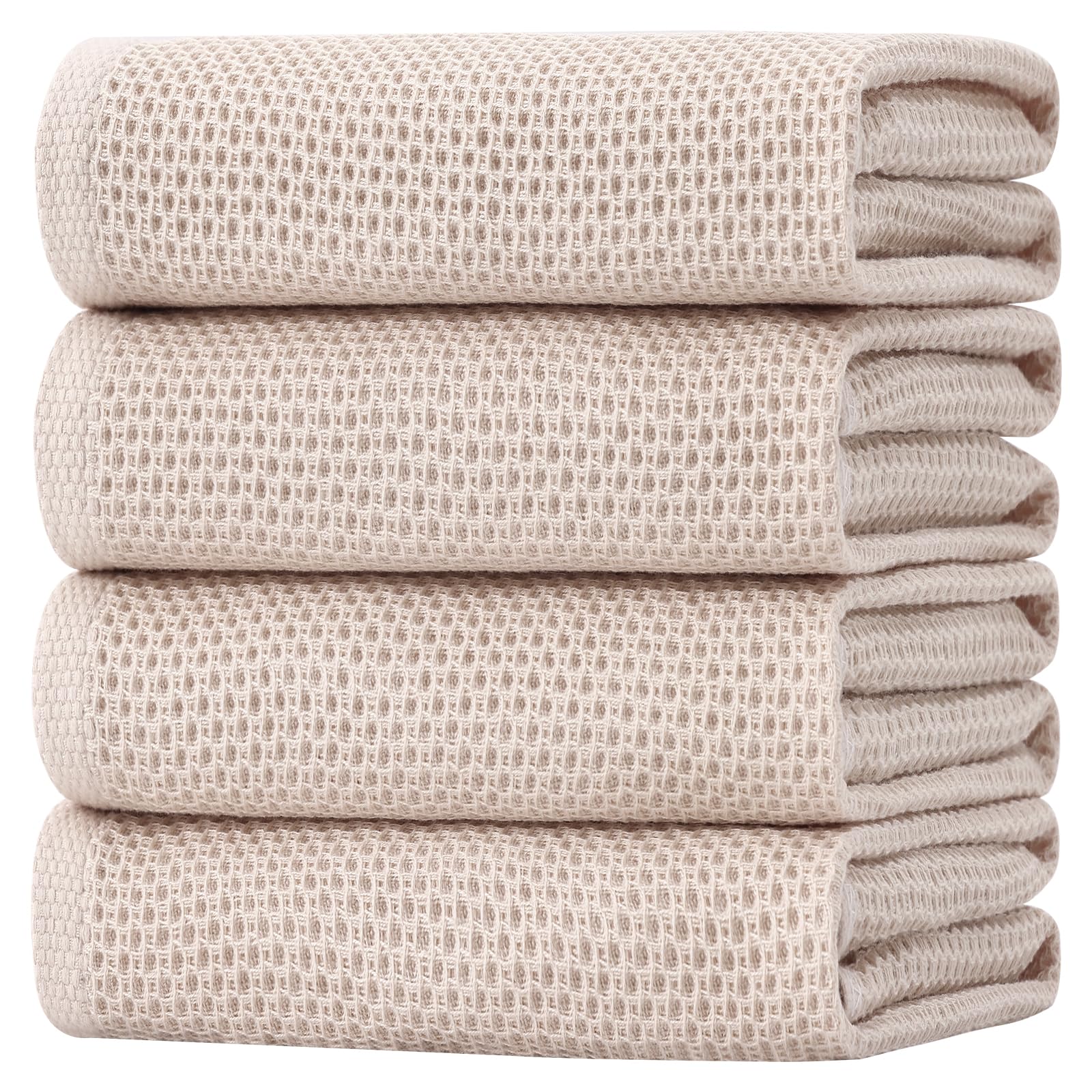 Toallas Homaxy con diseño panal 20x28, suaves y absorbentes para la cocina.
