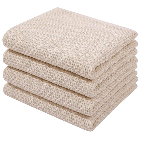 Toallas Homaxy con textura panal, suave y absorbente para uso diario en la cocina