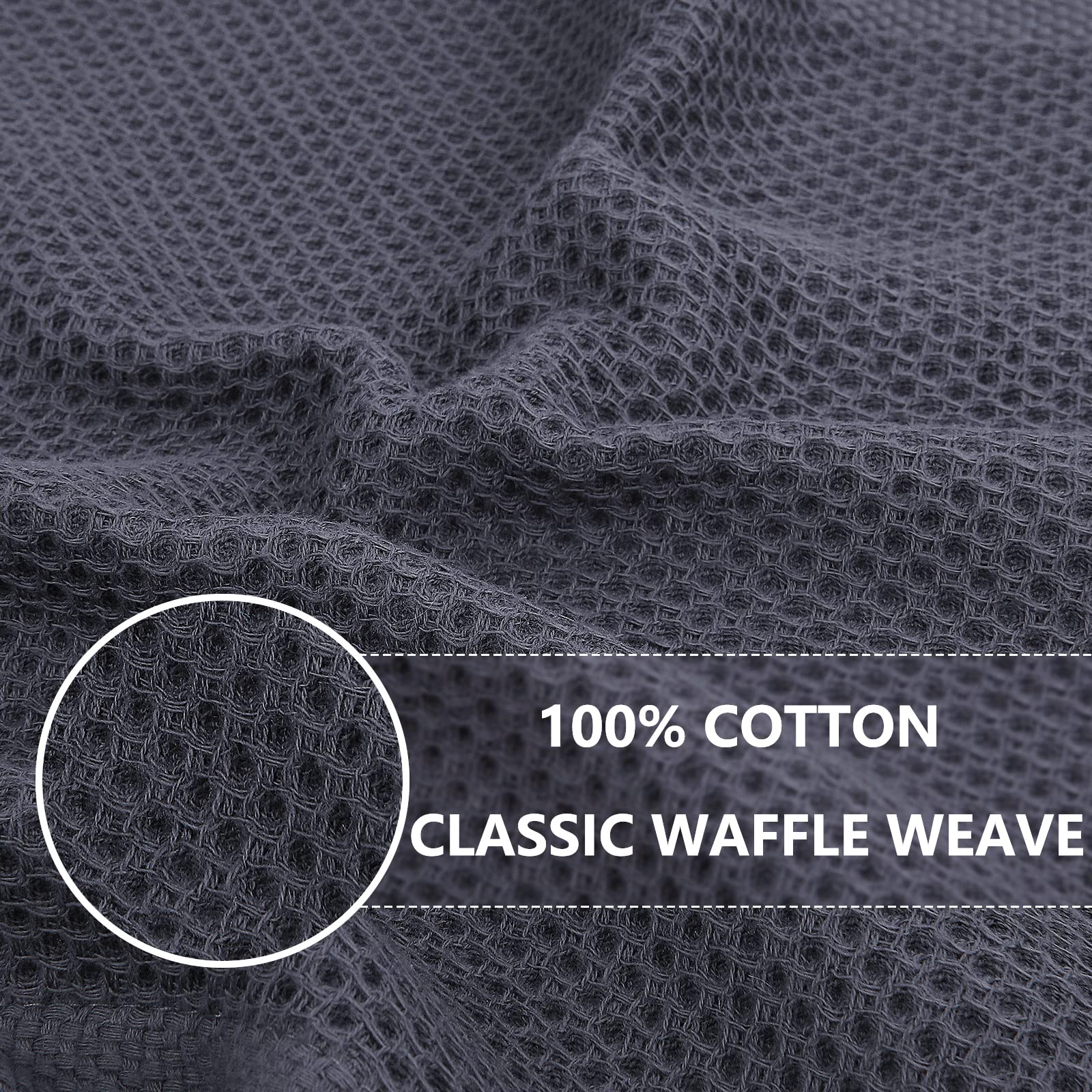 Toallas Homaxy ultra suaves y absorbentes para secado rápido de platos y cubiertos.