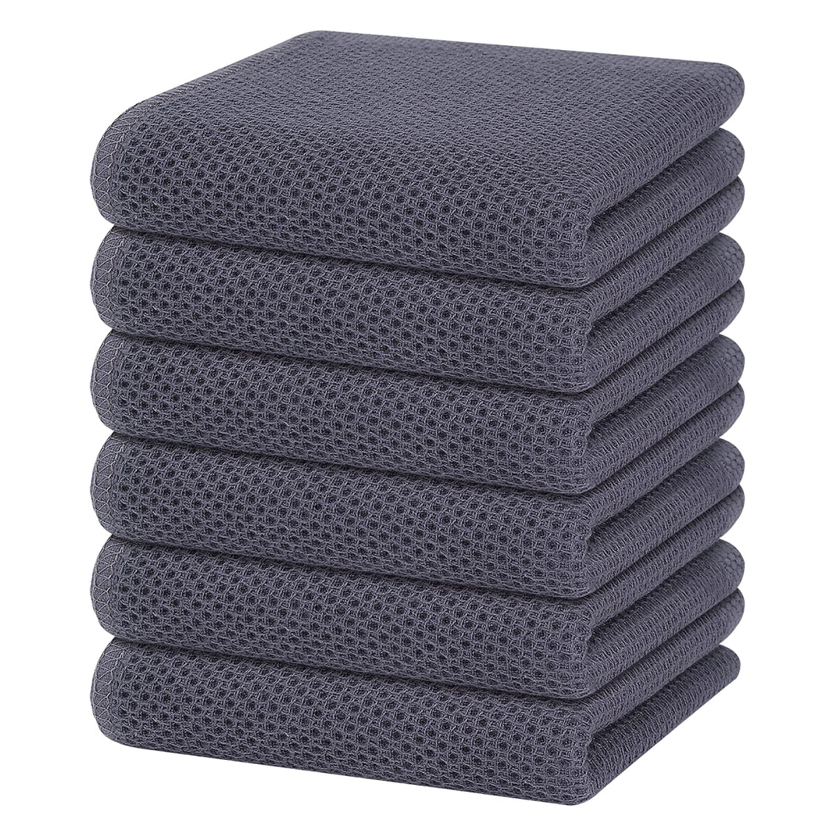 Toallas Homaxy de cocina waffle 13x28, absorbentes para secar platos con suavidad.