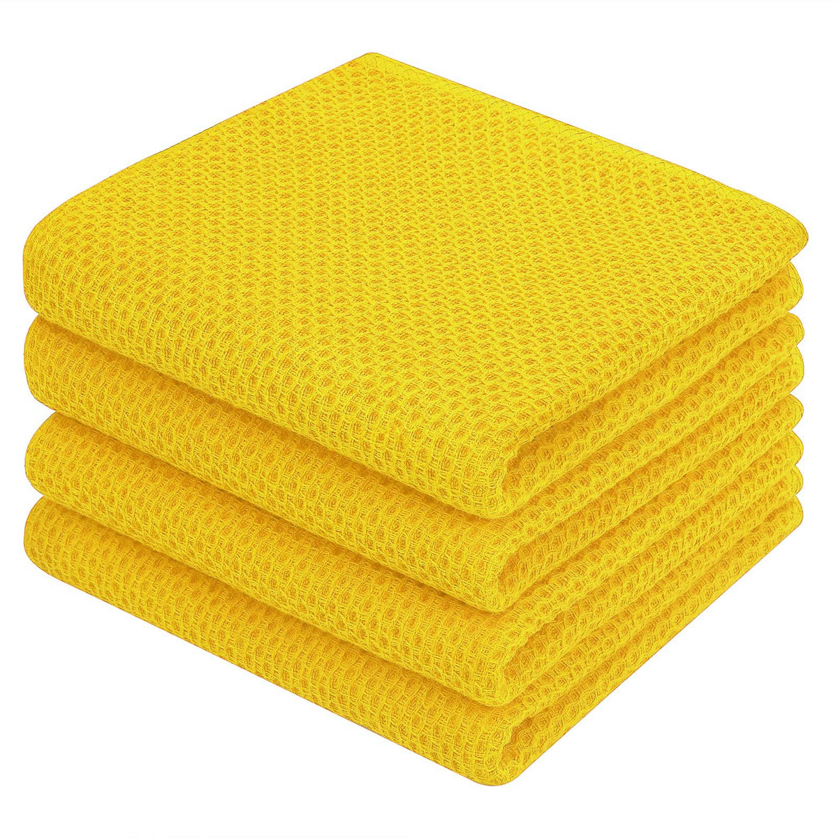 Toallas Homaxy con textura waffle, suaves y duraderas para uso diario