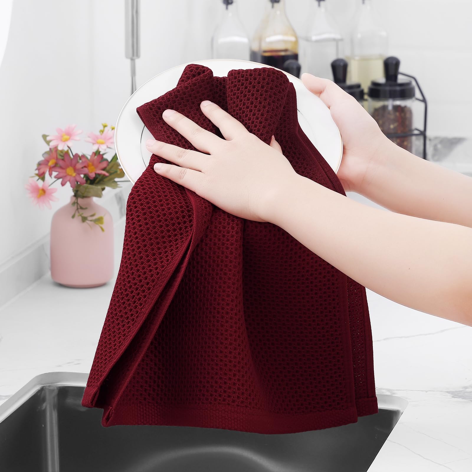 Homaxy paños absorben rápido, perfectos para secar utensilios y platos