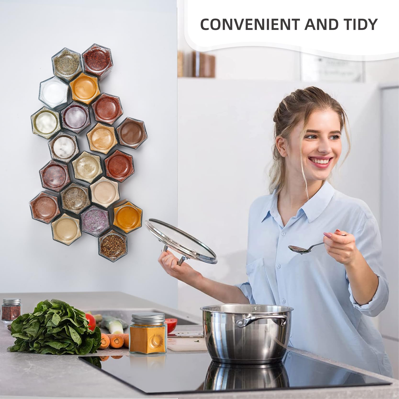 Sistema de organización compacto para cocinas pequeñas con Homazing.