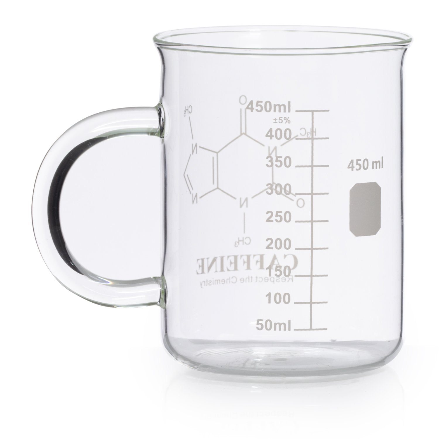 Homazing Taza Beaker con medidas claras, perfecta para medir café y té.