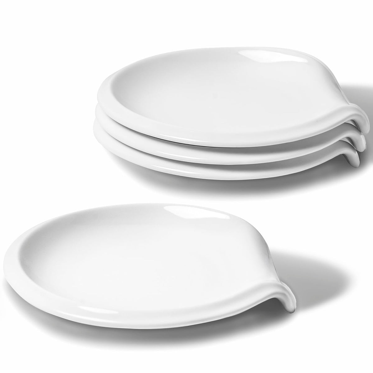 HOMBENE reposacucharas cerámica 5,5 pulgadas para encimera ordenada