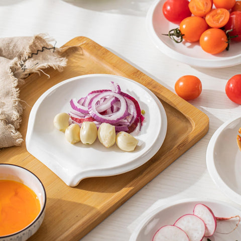 HOMBENE set de 4 reposacucharas ceramica para cocina