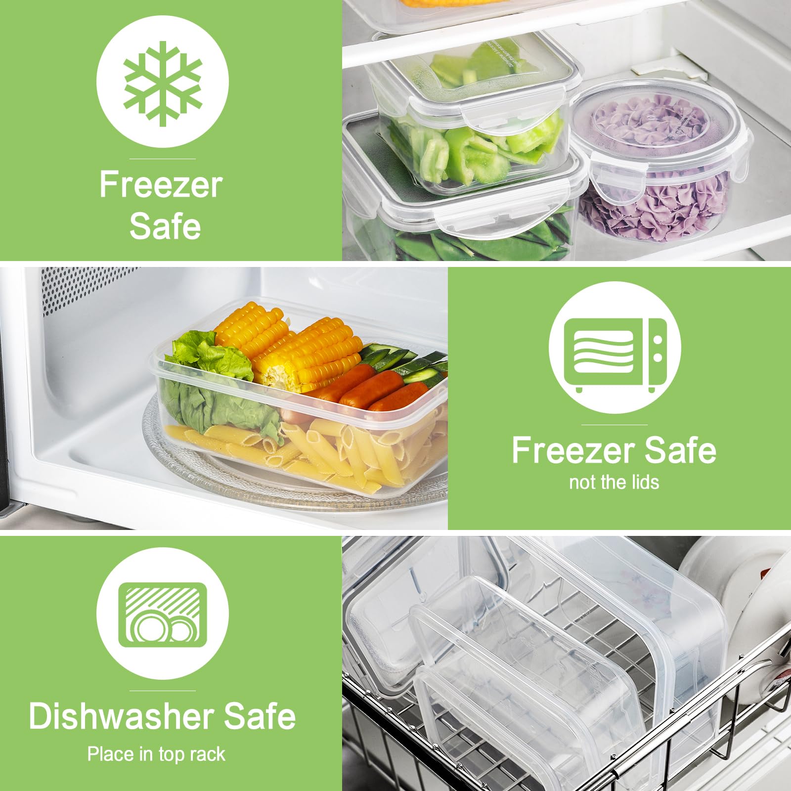 Contenedor rectangular 1500 ml de Homberking para platos abundantes