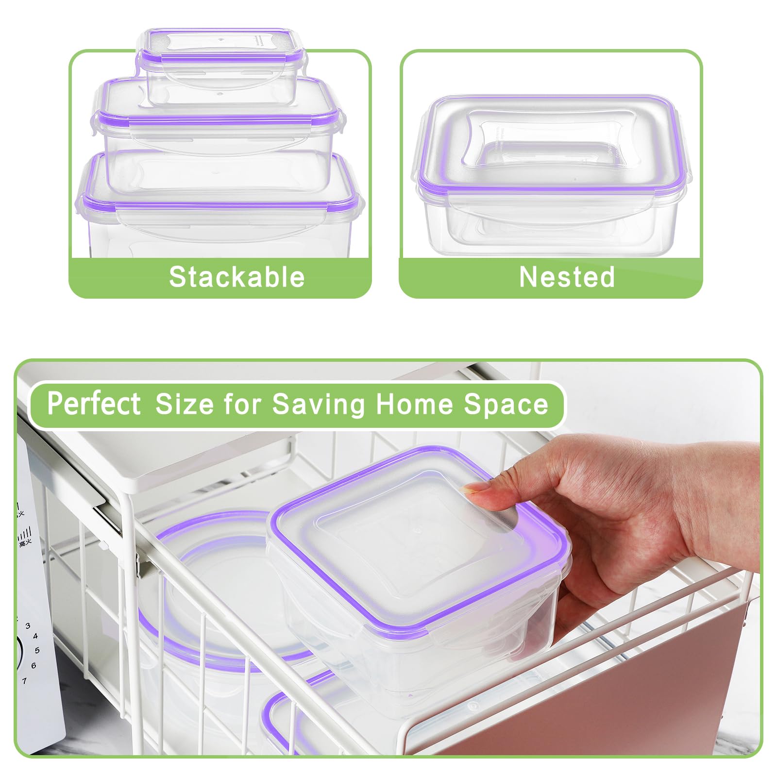 Contenedores redondos HOMBERKING de 180 ml y 400 ml ideales para porciones pequeñas.