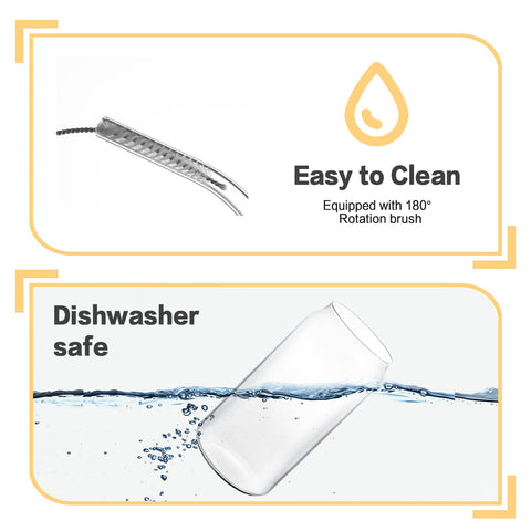 Copas de vidrio borosilicato HOMBERKING, aptas para uso caliente y frío.