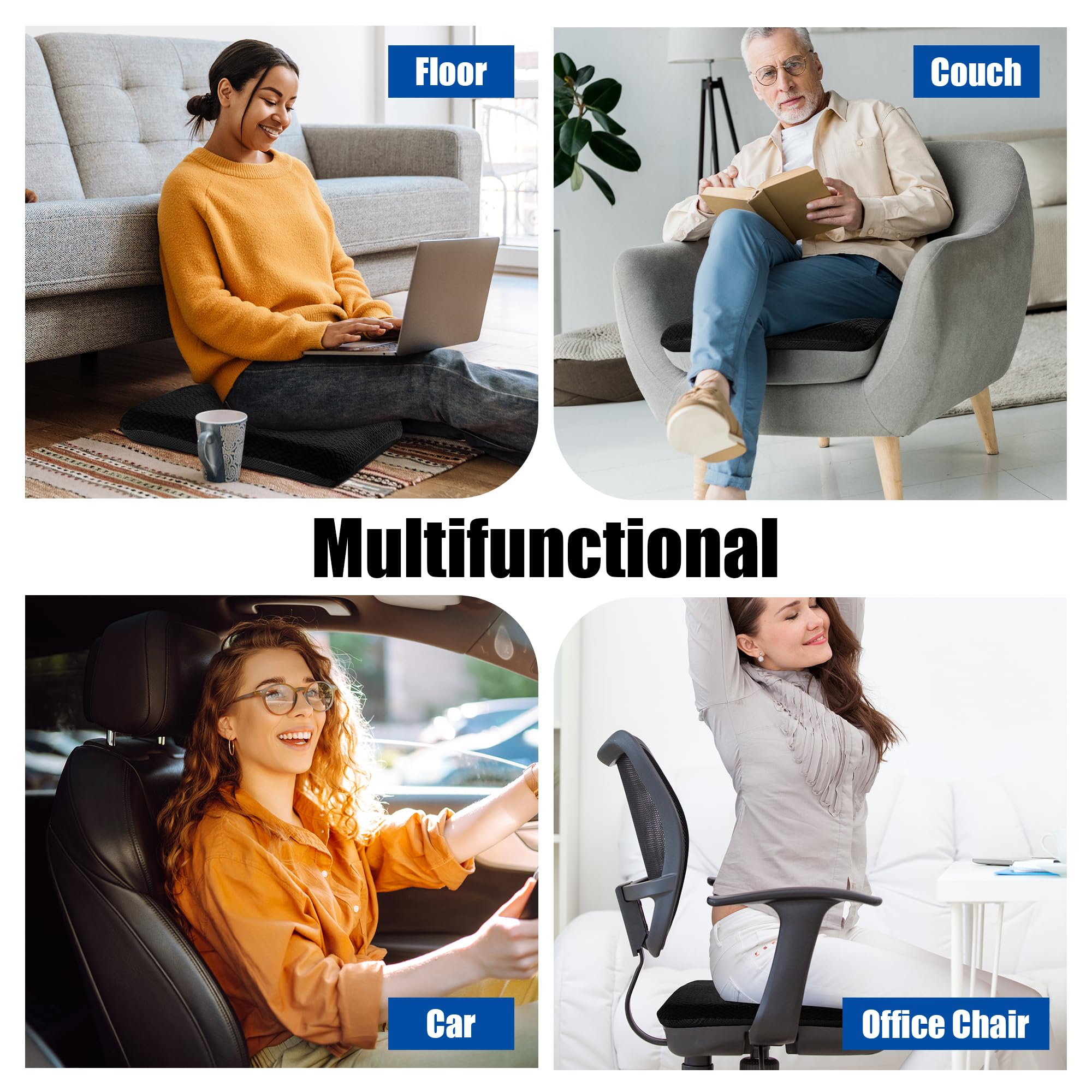 Funda removible lavable HOMBYS, facilita la limpieza y mantiene el aspecto fresco.