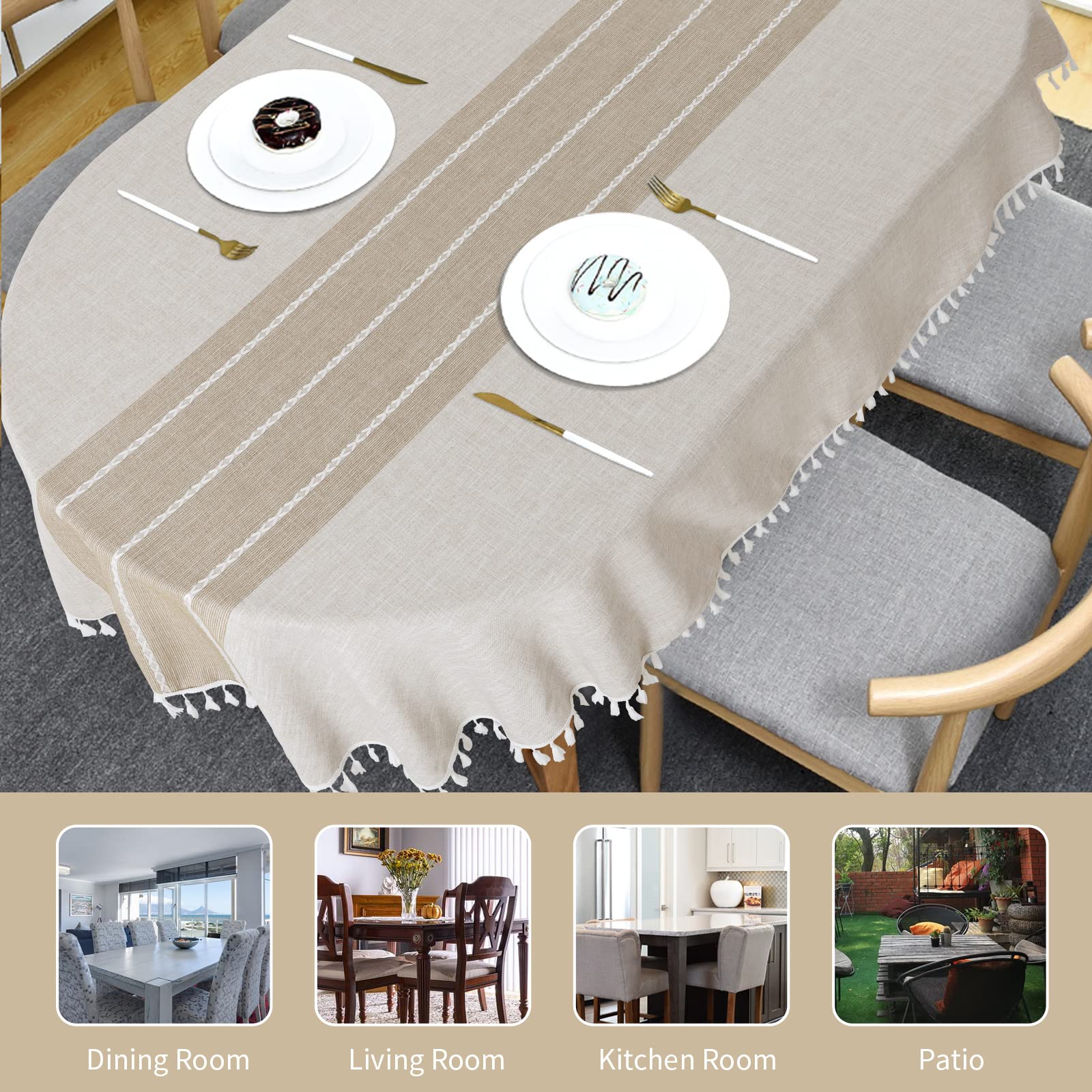 Mantel HOMBYS resistente a arrugas para aspecto ordenado