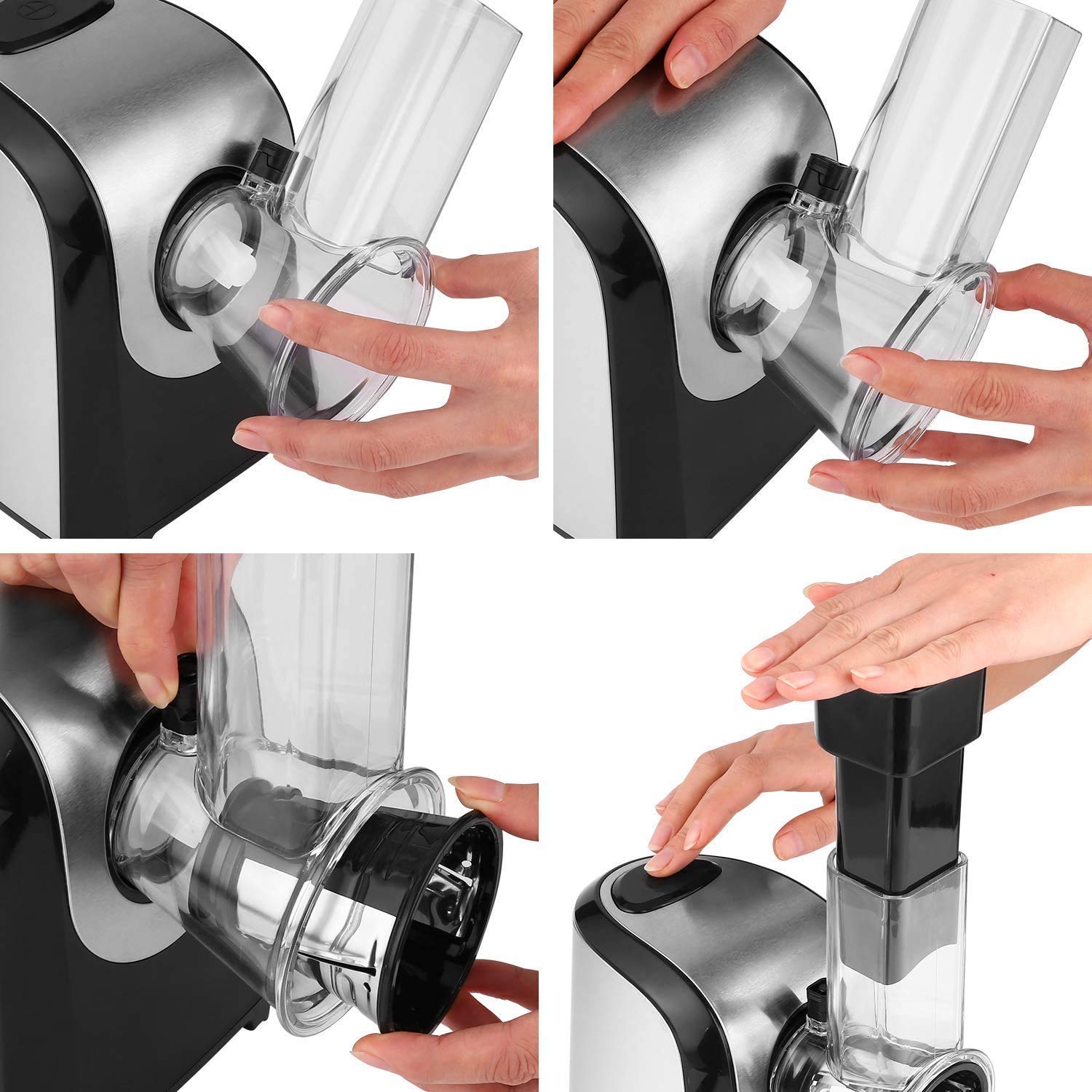Homdox diseño negro compacto ideal para cocinas pequeñas.