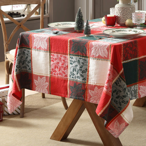 Textura suave de algodón mezcla en mantel Home Bargains Plus