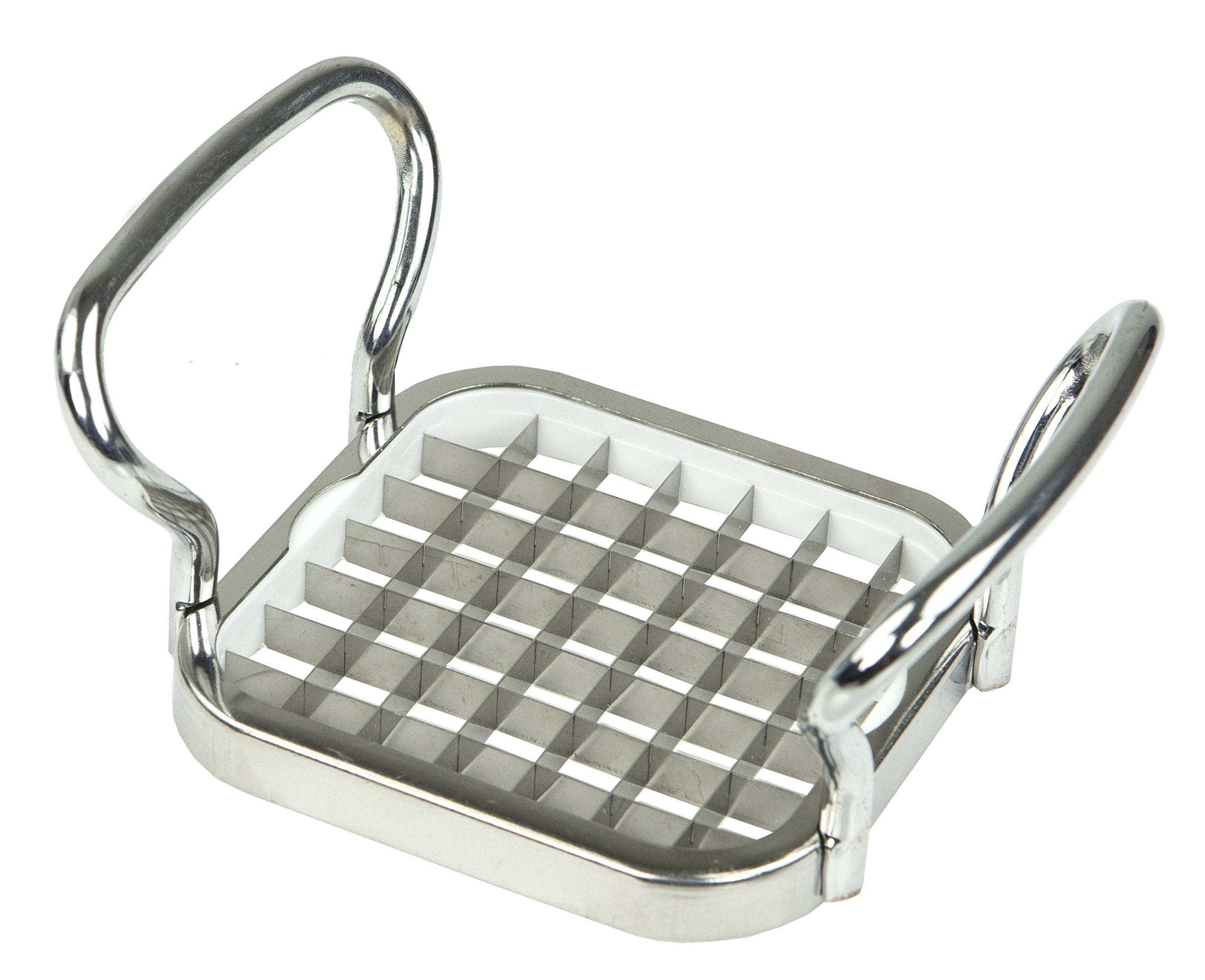 Home Basics cortador de papas en acero inoxidable para porciones uniformes.