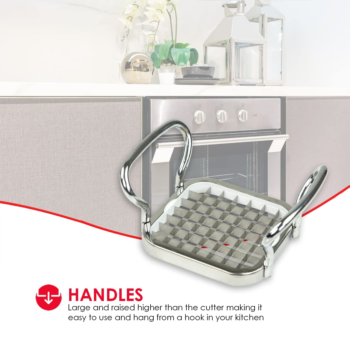 Home Basics diseño compacto que ahorra espacio en la cocina.