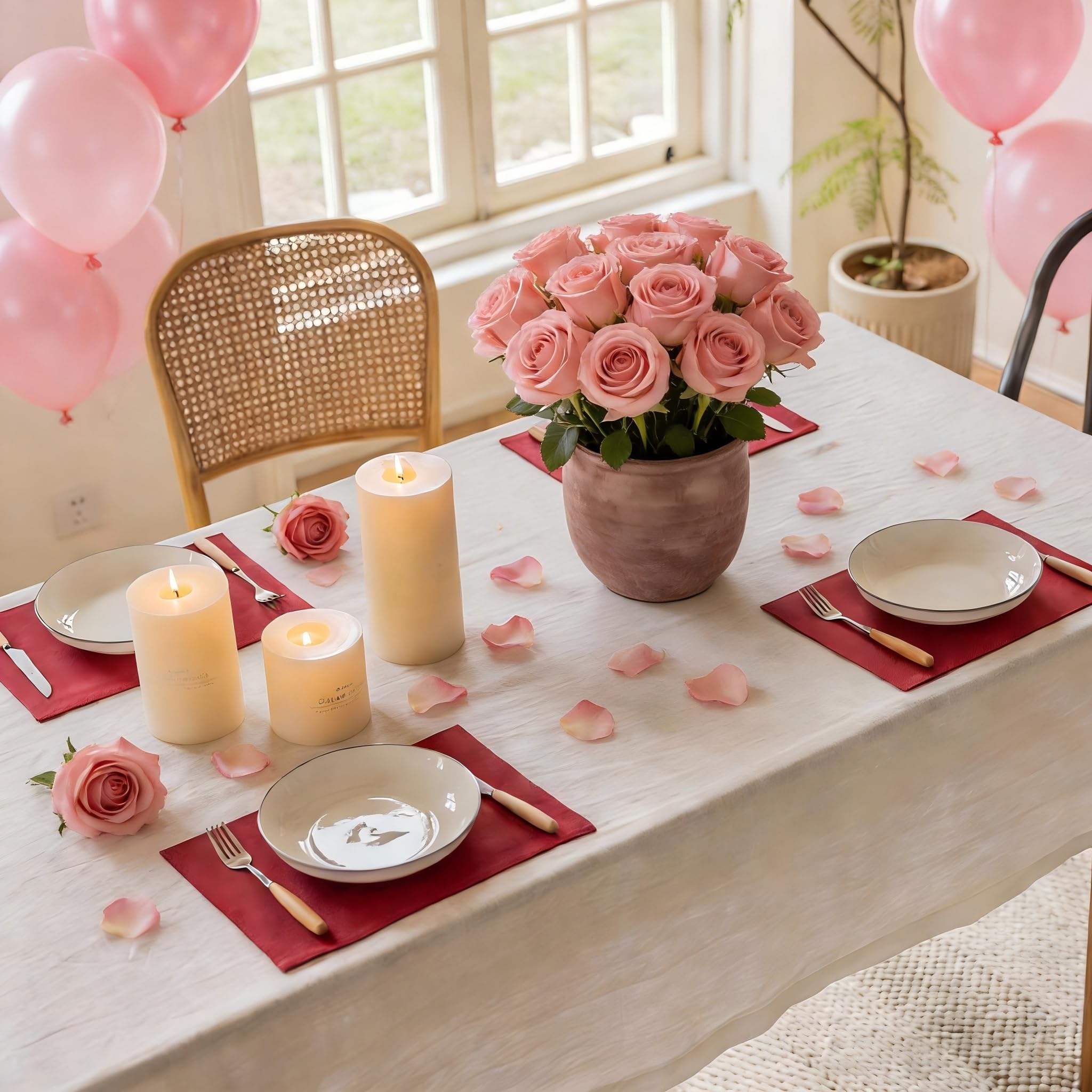 Home Brilliant mantel individual con materiales ecoamigables para decoración responsable.