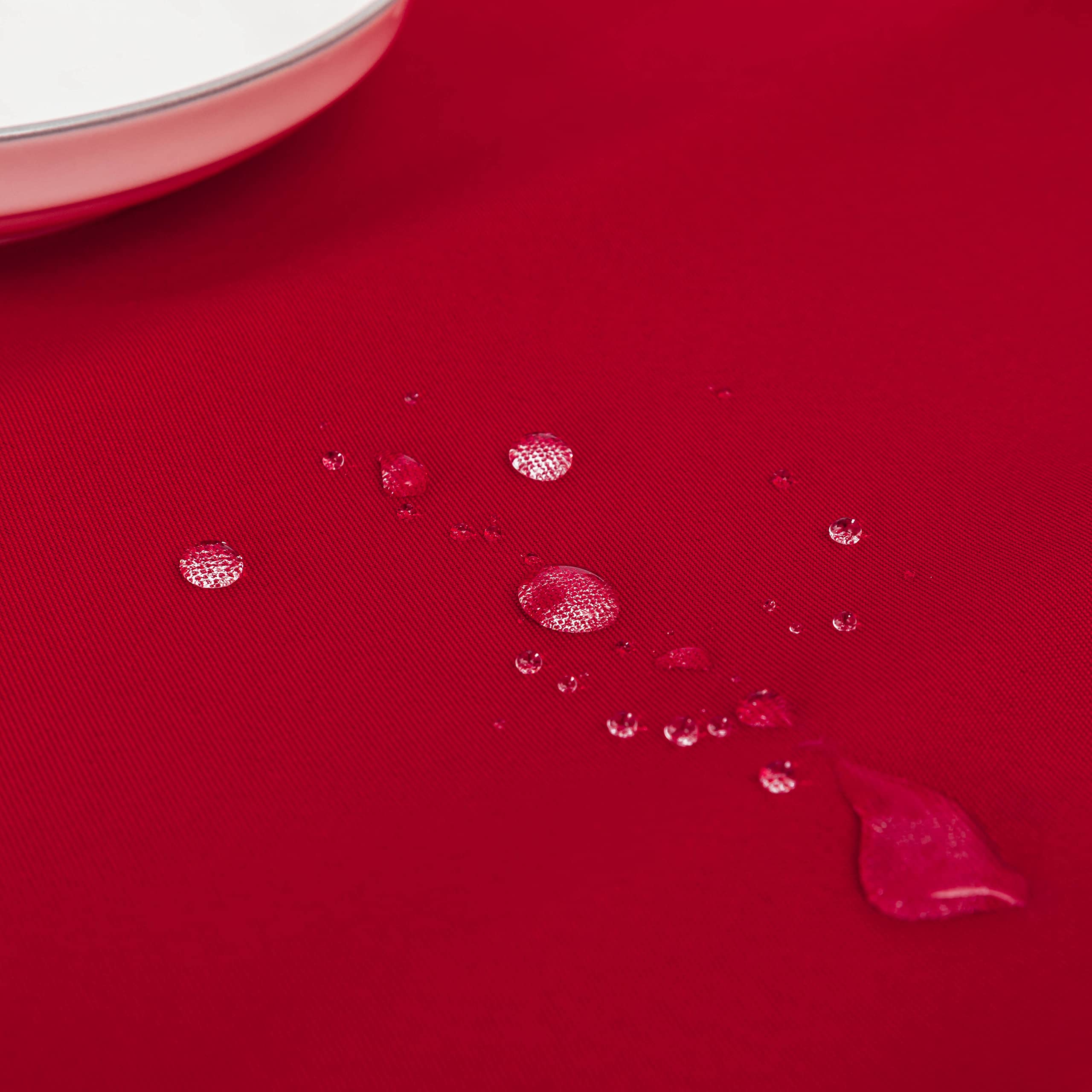 Mantel para exterior rojo Home Brilliant resistente a desgaste y suciedad
