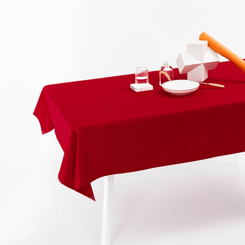 Mantel rojo Home Brilliant rectangular 60x84, protección y estilo para la mesa