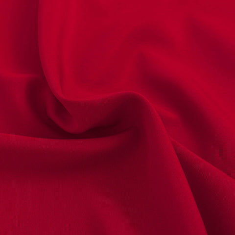 Mantel rojo Home Brilliant para uso diario, planchado suave