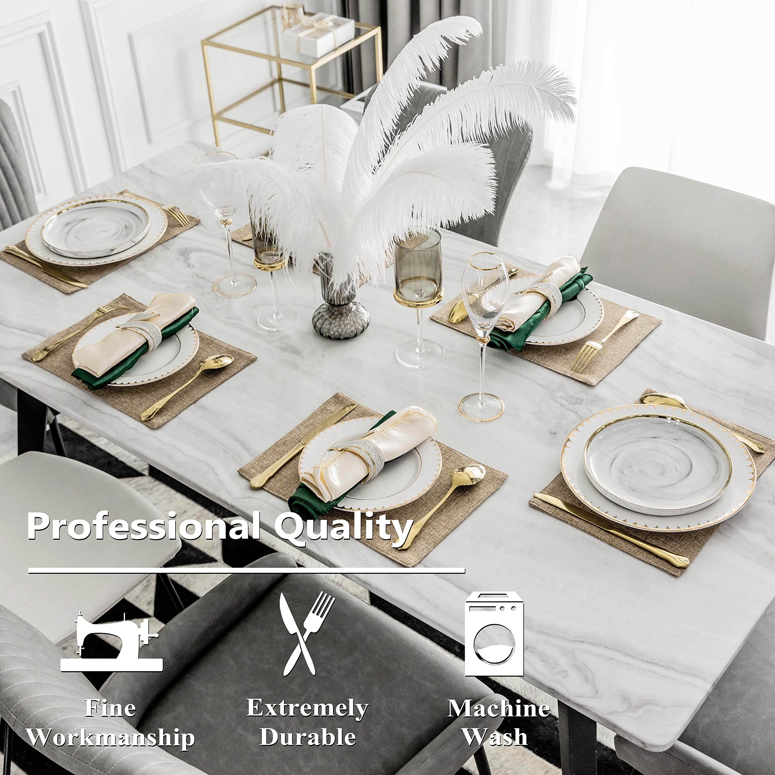 Home Brilliant salvamanteles protege la superficie con estilo