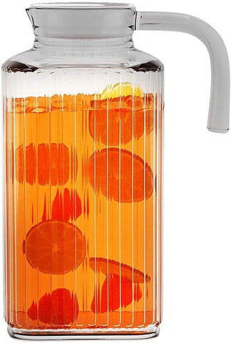 Jarra Home Essentials & Beyond de vidrio 60 oz, ideal para agua fría.