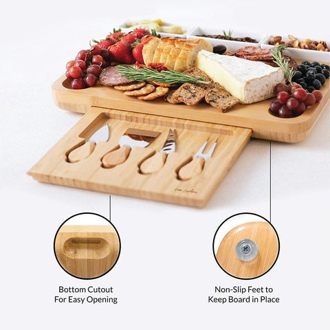 Home Euphoria: borde biselado para presentar galletas y aperitivos.