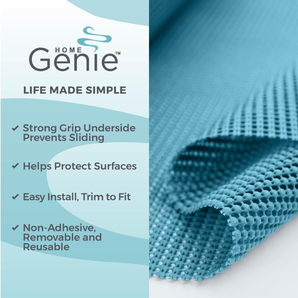 HOME GENIE forro cajón teal antideslizante para objetos