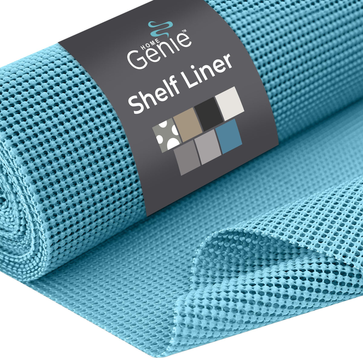 HOME GENIE forro estante teal, agarre firme evita deslizamientos