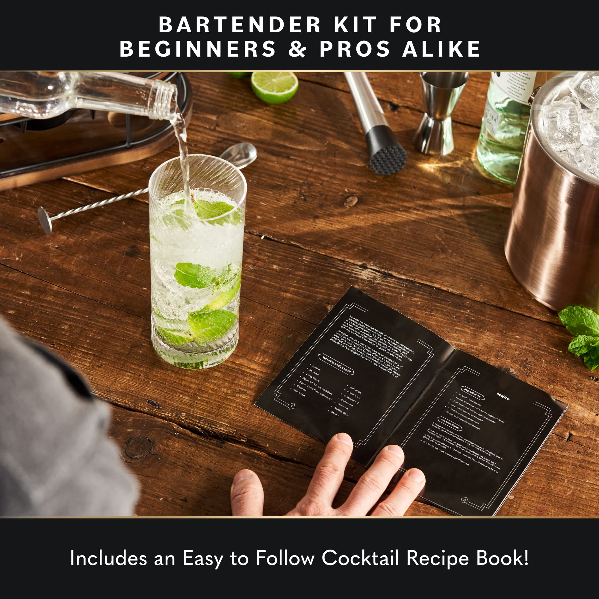 Home Hero libro-recetas-cocteles guía para bebidas clásicas y modernas.