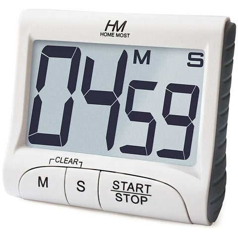 HOME MOST temporizador con pantalla de 3 pulgadas facilita lectura de tiempos en la cocina