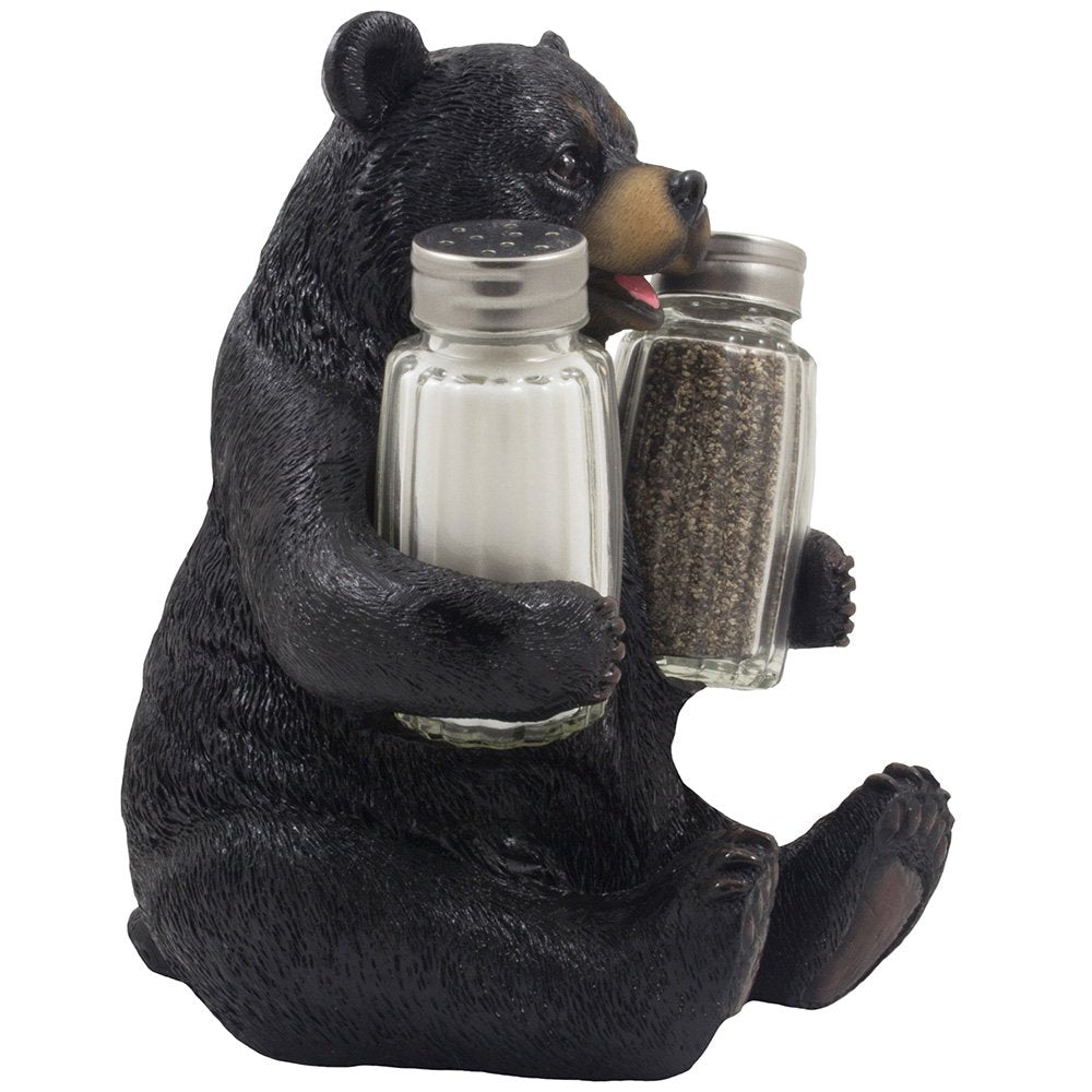 Home 'n Gifts oso negro decorativo en cristal, añade encanto a cualquier comedor